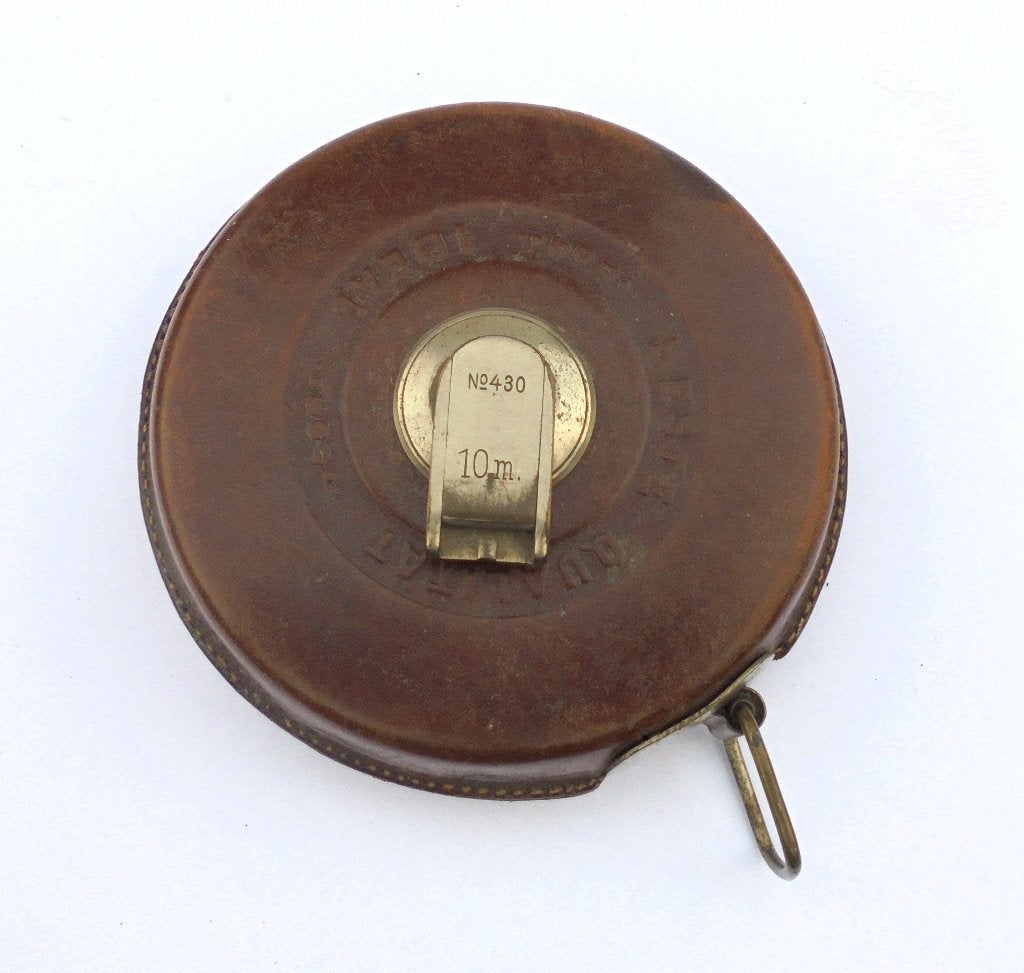 oude antieke lange rolmaat (10M) N0. 430 merk: IDEAL., Antiek en Kunst, Ophalen of Verzenden