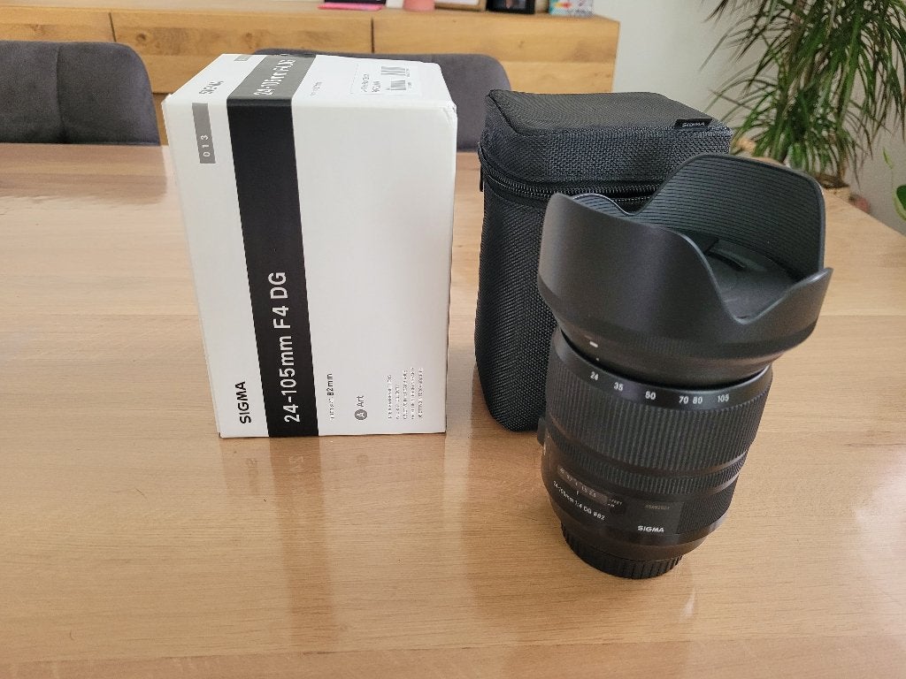 Sigma 24-105mm F4 DG OS HSM Art – Canon EF, Audio, Tv en Foto, Fotografie | Lenzen en Objectieven, Zo goed als nieuw, Groothoeklens