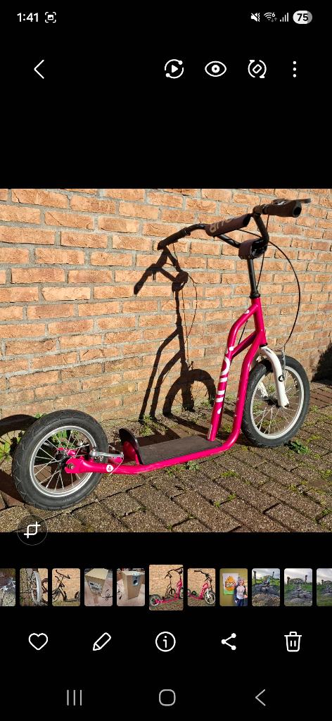 Step yedoo 4 roze., Ophalen, Gebruikt, Handrem, Yedoo