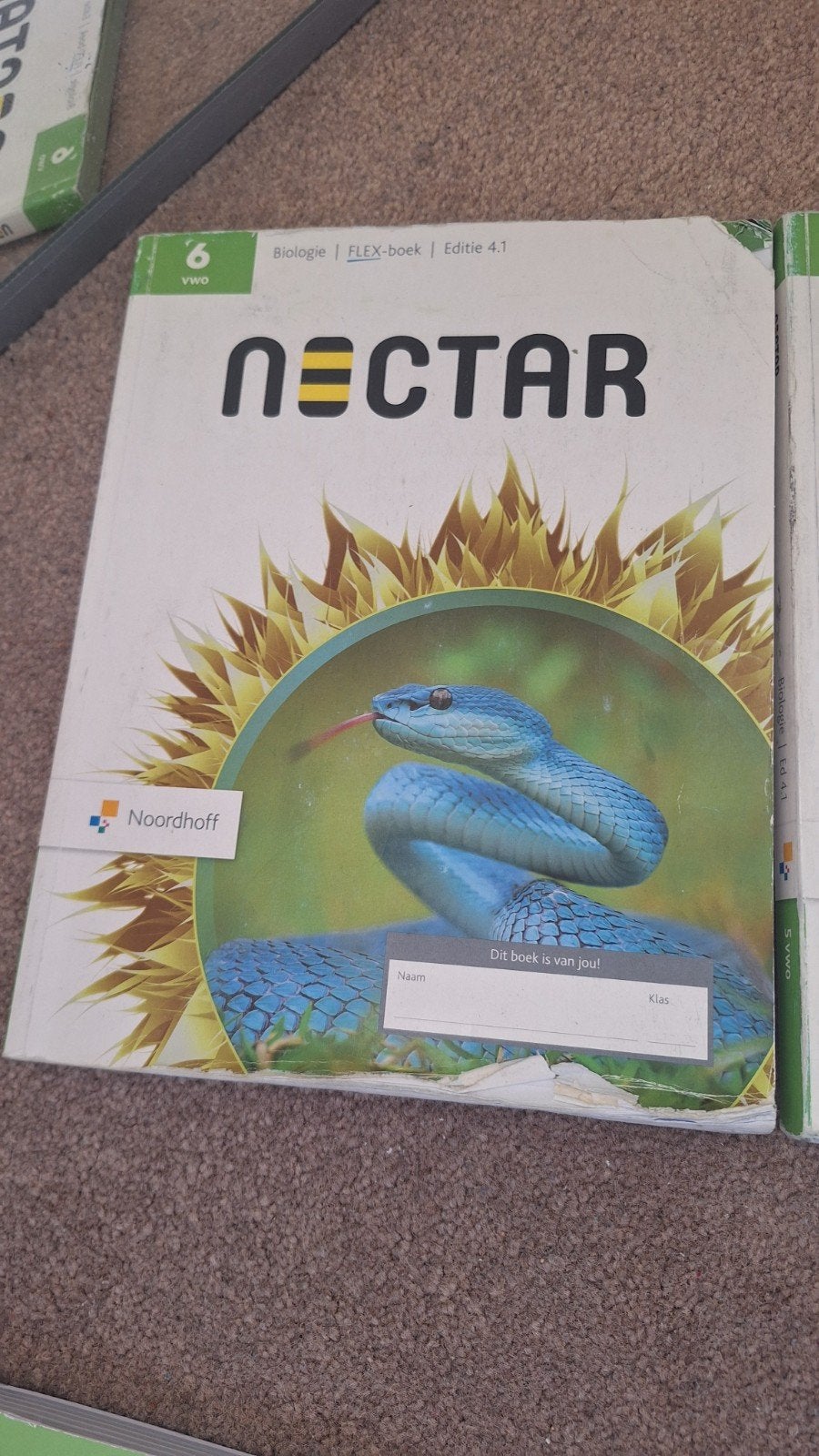 Nectar Biologie VWO Boeken (Flex-boek en Leerboek), Gelezen, VWO, Noordhoff, Biologie