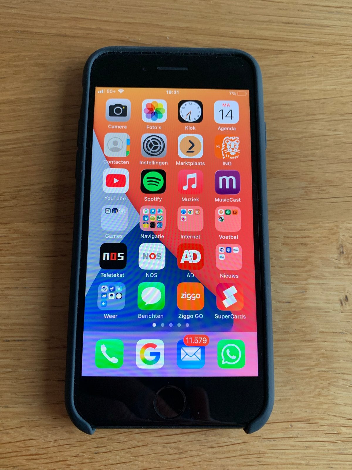 iPhone 8 64GB Zwart - Gebruikt, Zwart, Ophalen of Verzenden, Zo goed als nieuw, 64 GB