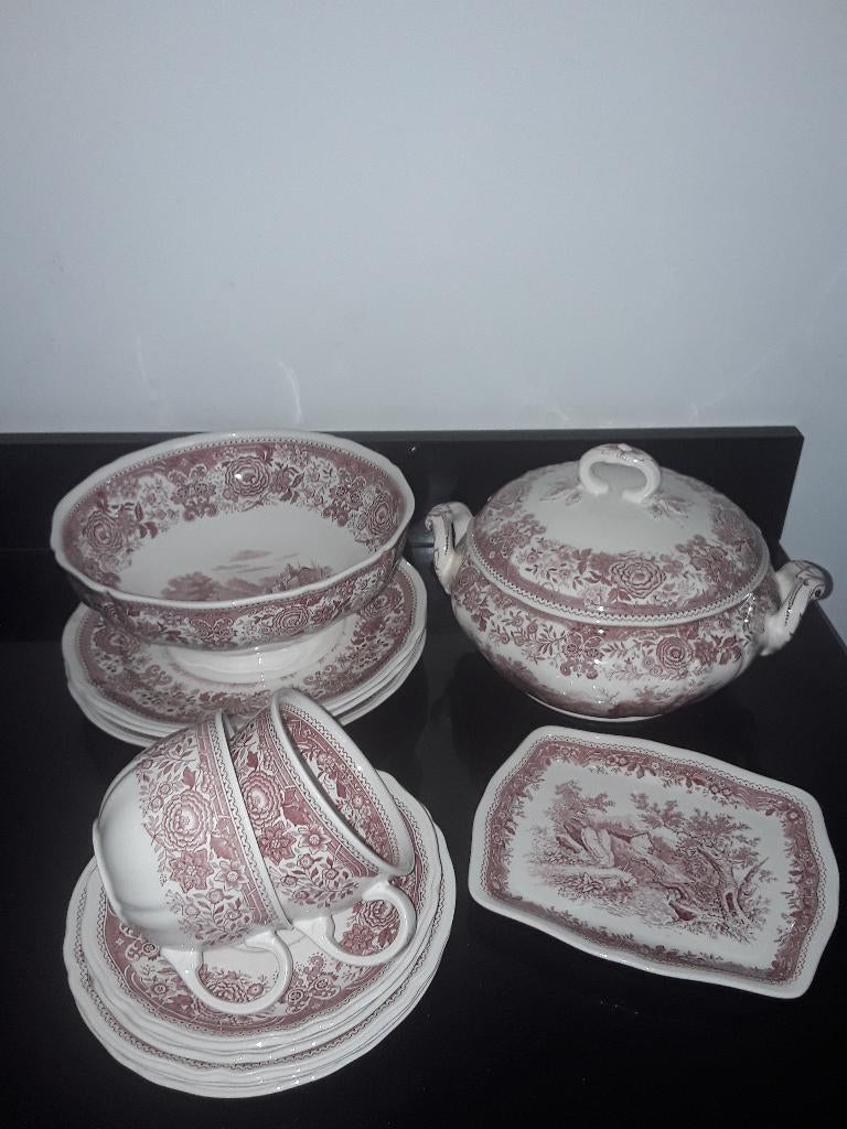 Villeroy en boch Burgenland rood, Huis en Inrichting, Keuken | Servies, Verzenden, Zo goed als nieuw, Bord(en), Overige stijlen