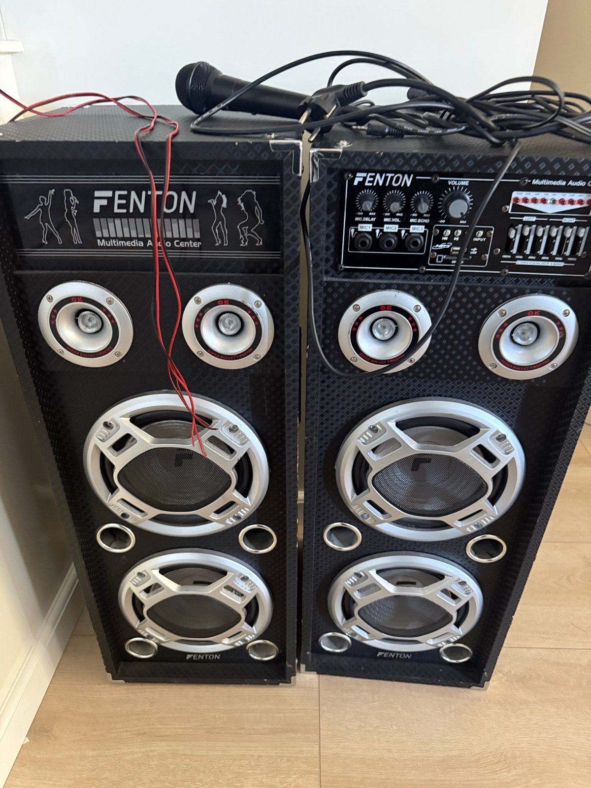 Fenton Multimedia Audio Center Party Speakerset 1200W, Audio, Tv en Foto, Luidsprekers, Gebruikt, Party speaker, USB-aansluiting