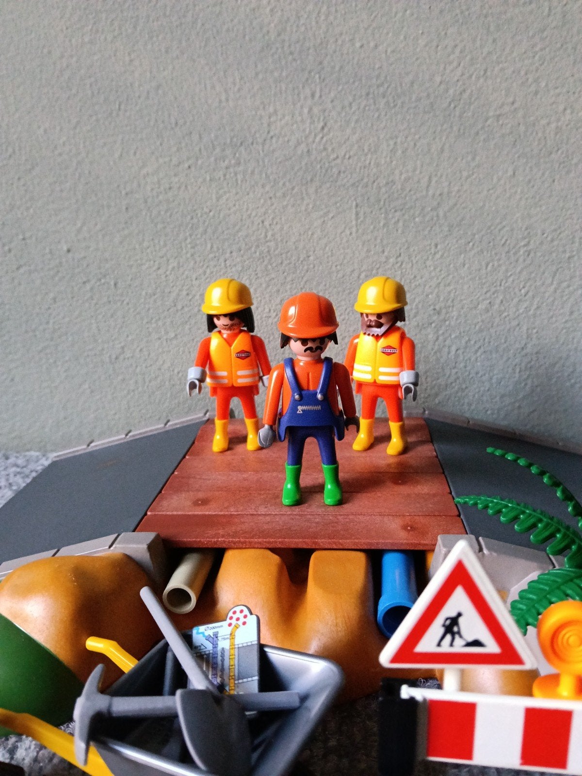 Playmobil Bouwplaats met Werkers en Accessoires, Lieselotjetweedehandsspeelgoed@gmail.com, Tilburg, Ophalen of Verzenden, Zo goed als nieuw