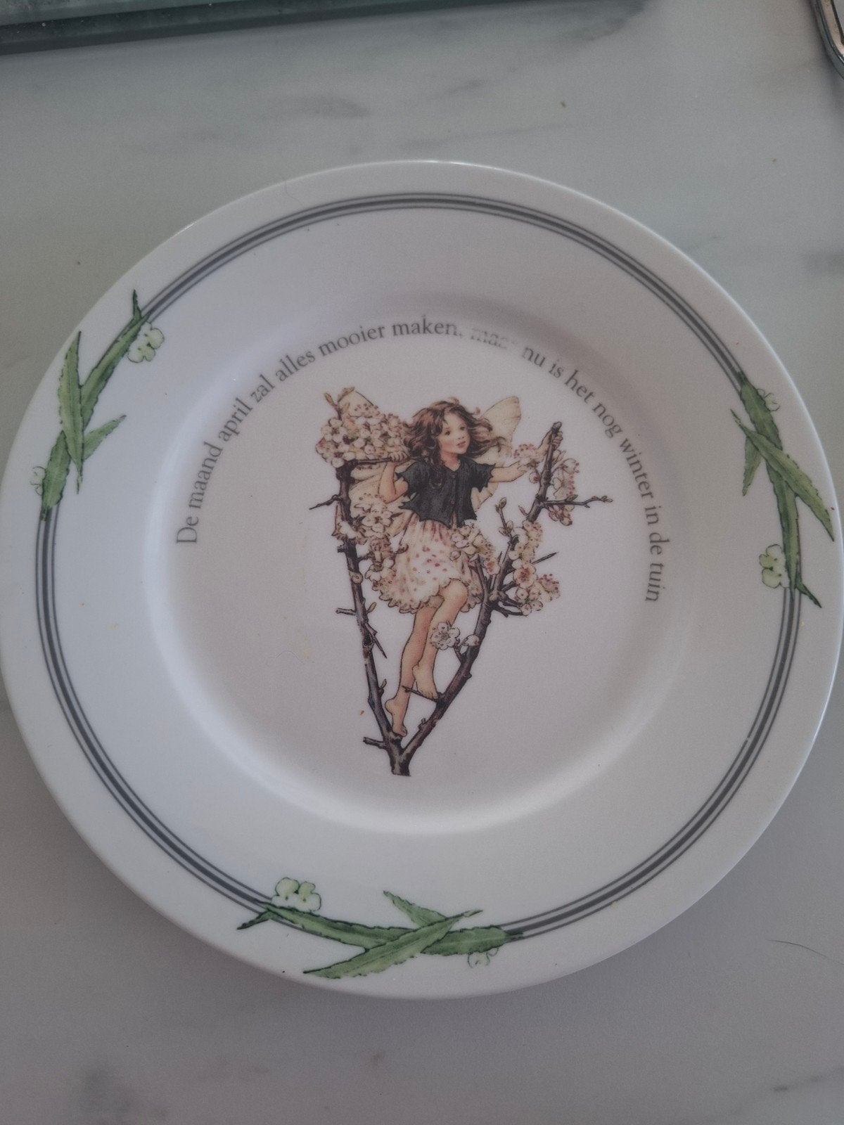 Set van 4 Flower Fairies borden van Cicely Mary Barker, Ophalen of Verzenden