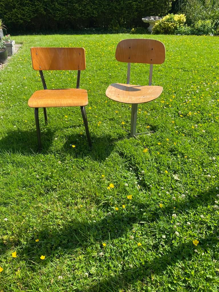 2 Vintage kinderstoeltjes., Kinderen en Baby's, Kinderkamer | Tafels en Stoelen, Ophalen, Gebruikt, Stoel(en)