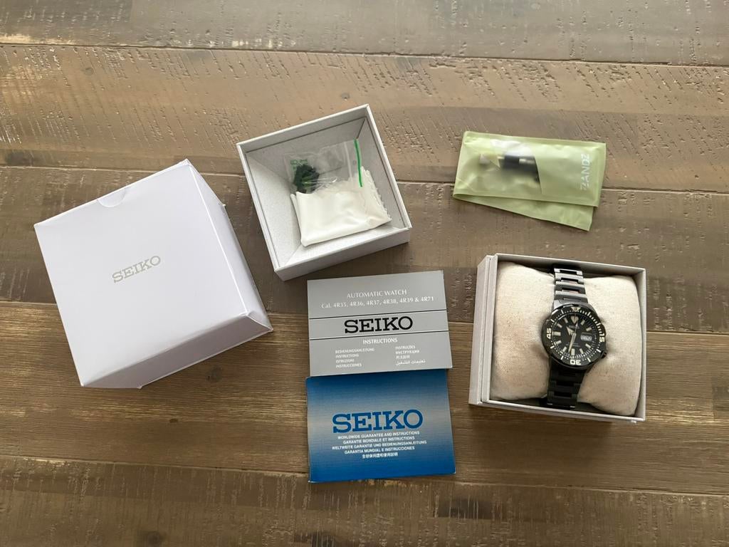 Seiko SRPD29K1 Prospex Sea Automatic Diver., Ophalen of Verzenden, Zo goed als nieuw, Staal, Seiko