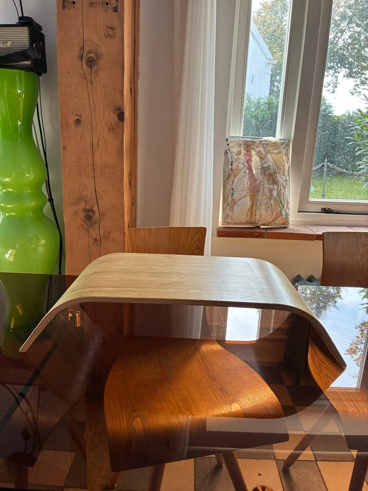 IKEA SIGFINN Laptopstandaard Bamboe, Ophalen, Gebruikt