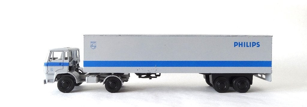 Lion Car DAF combinatie  2100/2800  Philips, Hobby en Vrije tijd, Modelauto's | 1:50, Ophalen of Verzenden, Gebruikt, Bus of Vrachtwagen