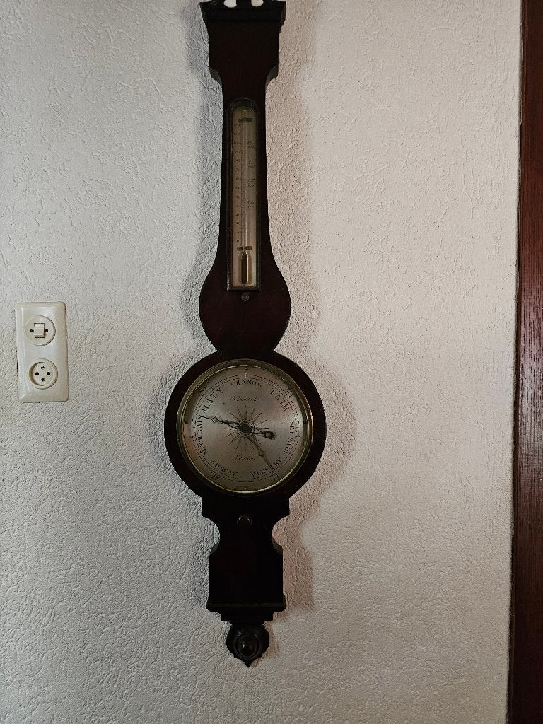 Te Koop kwik barometer, Audio, Tv en Foto, Weerstations en Barometers, Ophalen of Verzenden, Gebruikt, Barometer