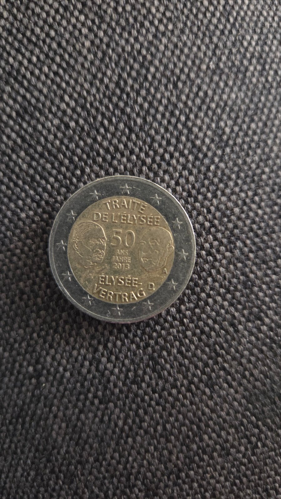 2 Euro munt Frankrijk/Duitsland 2013 - Élysée-verdrag, Postzegels en Munten, Munten | Europa | Euromunten, Ophalen of Verzenden
