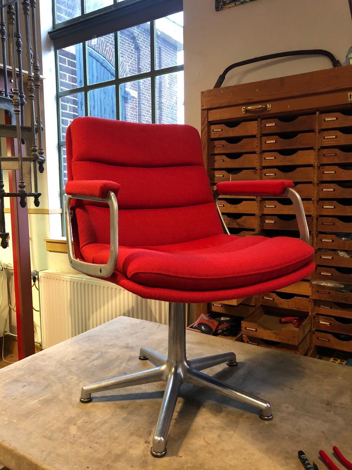 6x Artifort Geoffrey Harcourt Michigan 450, Ophalen, Gebruikt, Stof, Vijf, Zes of meer stoelen