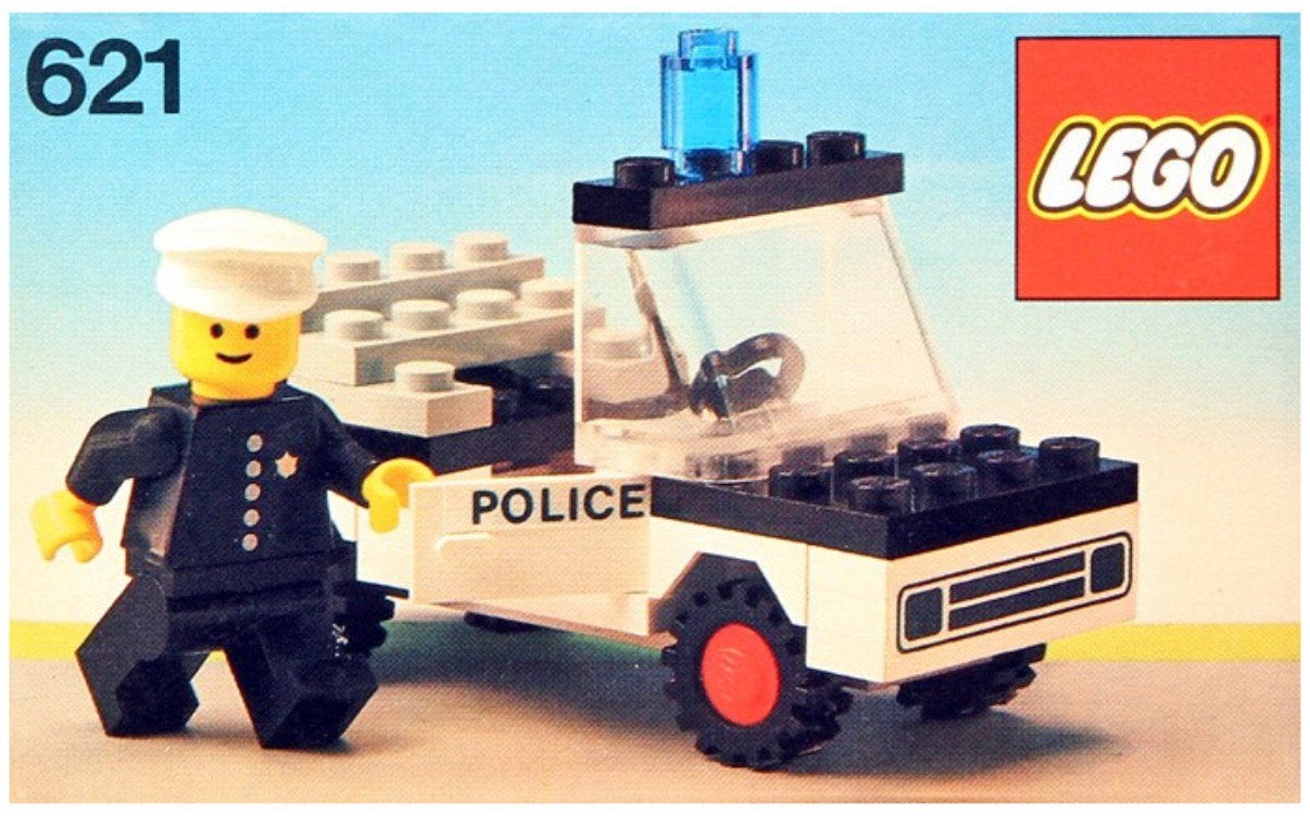 Lego 621 ~ Police Car, Gebruikt, Overige thema's, Lego, Ophalen of Verzenden