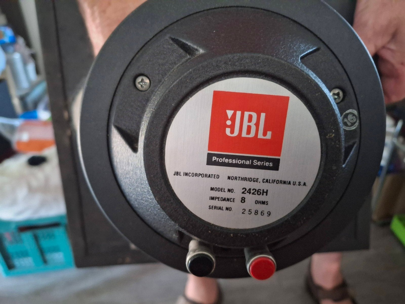 JBL Drivers Type 2426 H + Hoorn, Ophalen, Zo goed als nieuw, JBL