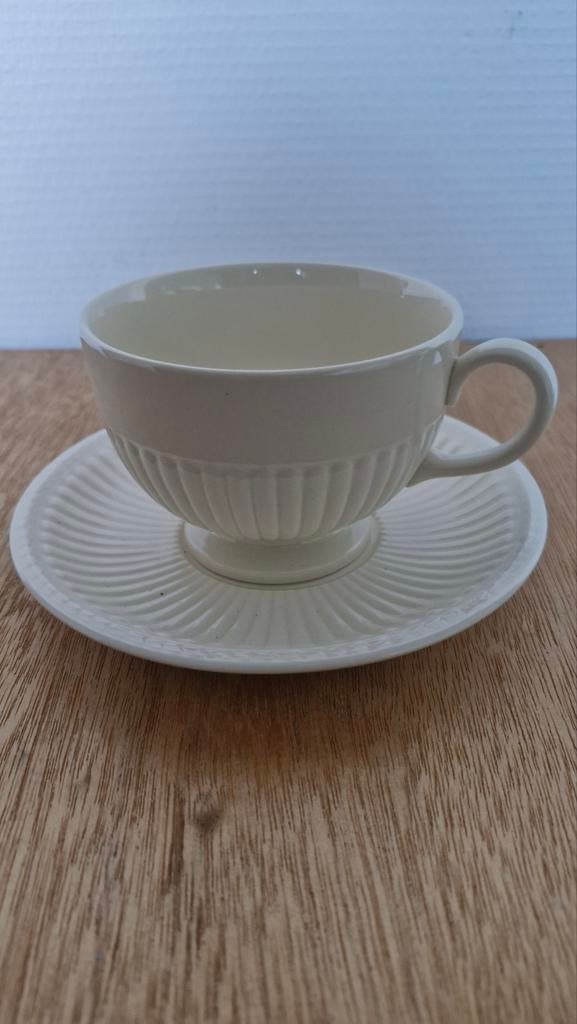 Grote theekop en schotel Edme Wedgwood, Ophalen of Verzenden