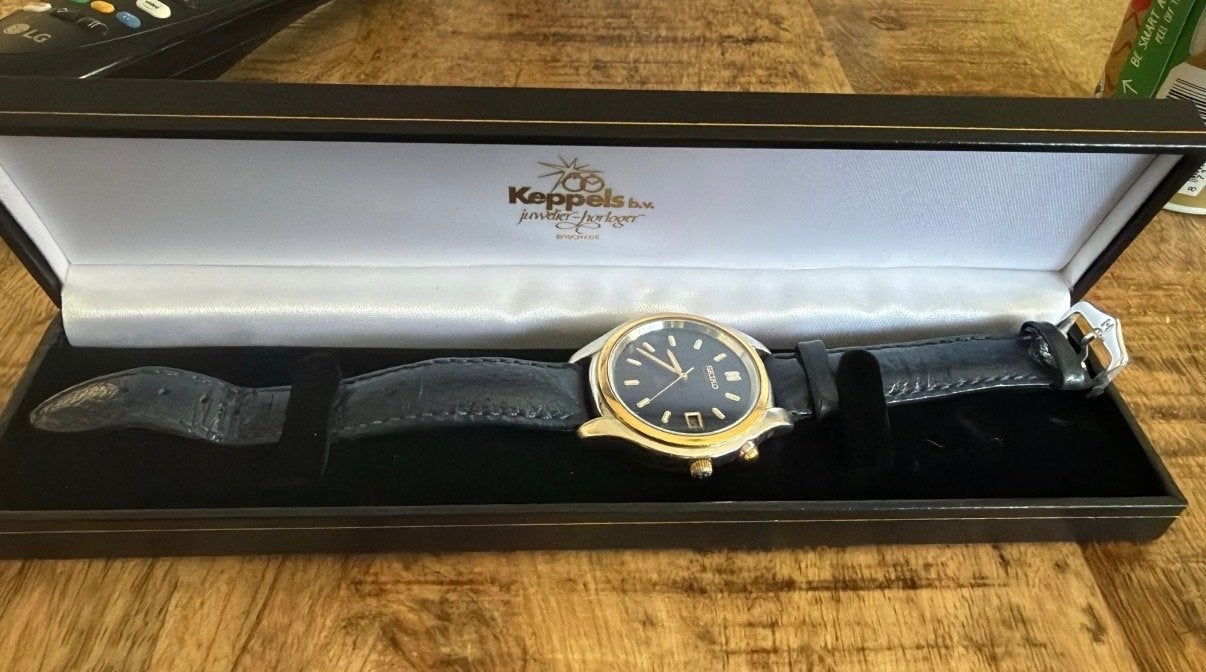 Vintage Automatisch Seiko Horloge Klassiek Design, Seiko, Staal, Met bandje, Polshorloge
