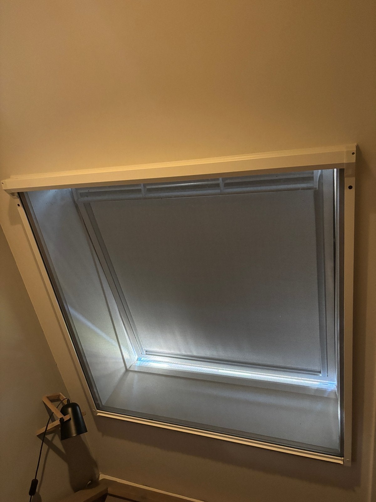 Rolhor voor dakraam of naar buiten draaiend raam, Ophalen, Gebruikt, 160 cm of meer, Dakraam