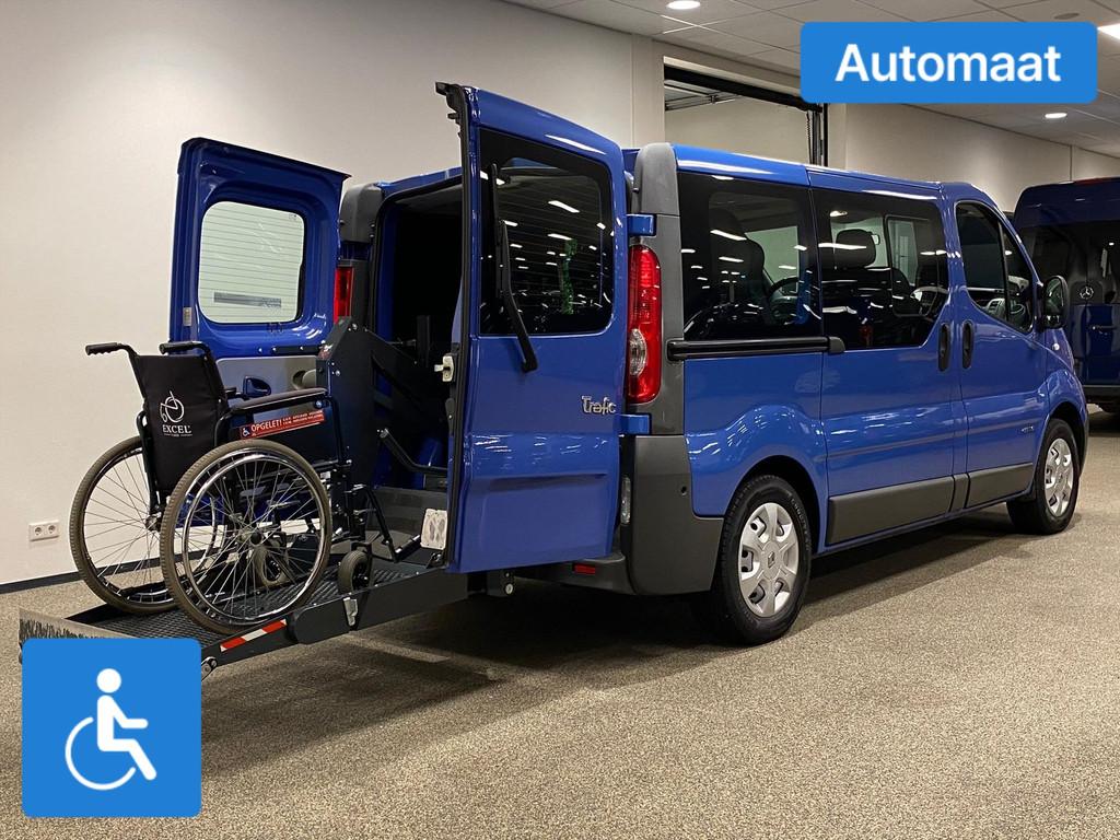 Renault Trafic L1H1 Rolstoelbus Automaat (airco) incl. handb, Auto's, Automaat, Stof, 4 cilinders, Multifunctioneel stuurwiel