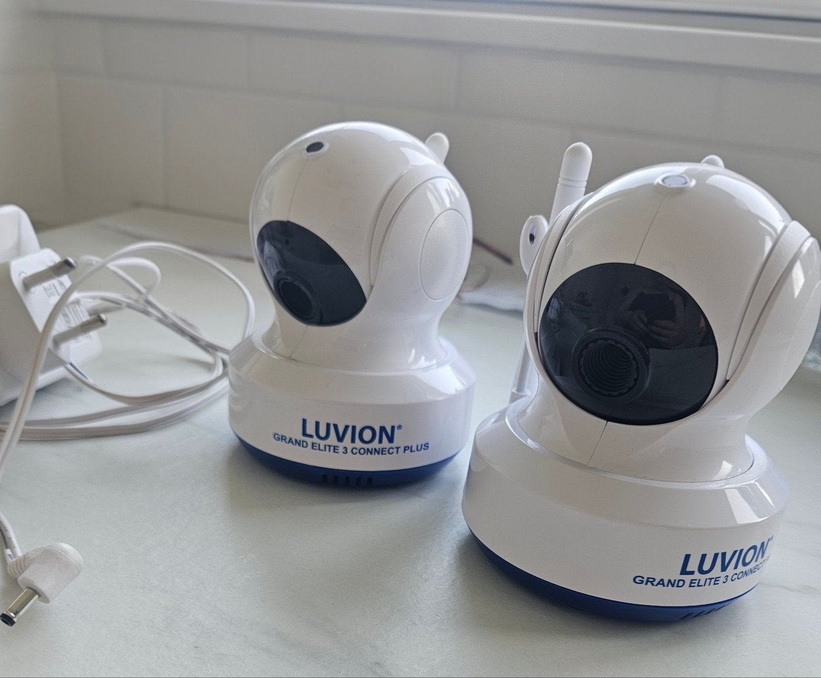Luvion Grand Elite 3 Connect Plus babyfoon met camera, Kinderen en Baby's, Babyfoons, Ophalen of Verzenden, Zo goed als nieuw