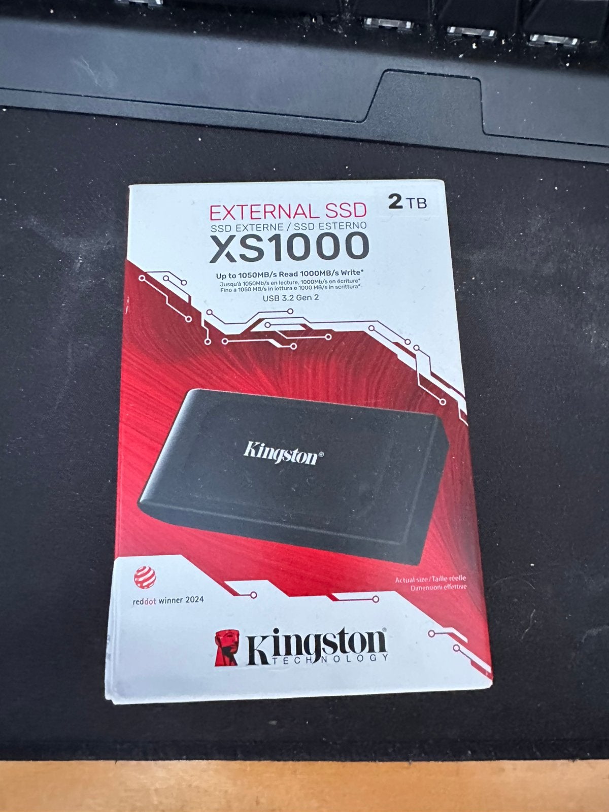 Kingston XS1000 2TB Externe SSD - Nieuw en verzegeld, Ophalen of Verzenden, Zo goed als nieuw, Desktop, USB