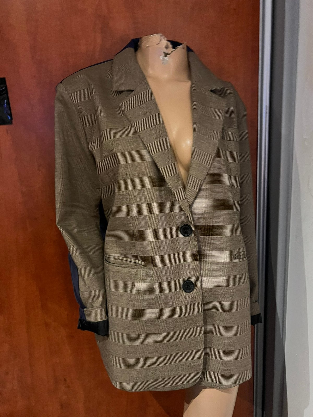 AIKHA blazer maat L nieuw met kaartjes, AIKHA, Bruin, Maat 42/44 (L), Ophalen of Verzenden