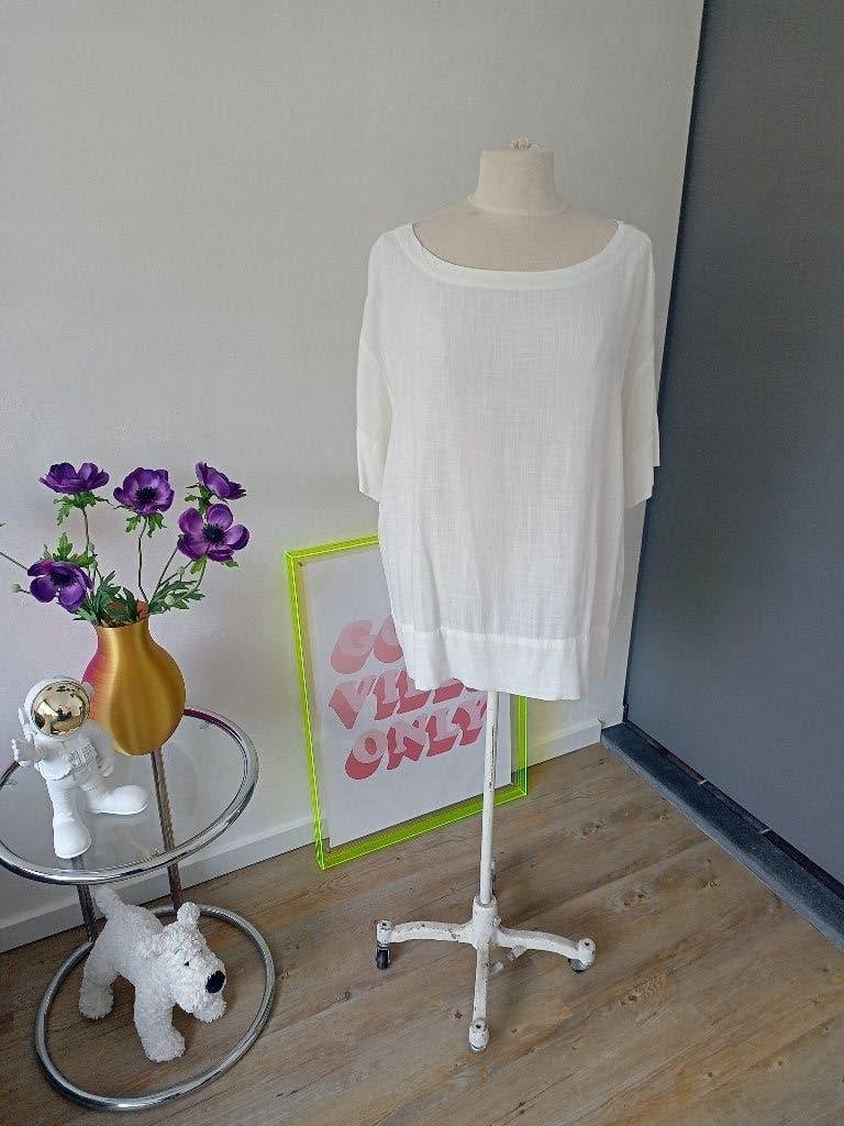 Tuniek met mooie boothals maat XL Nieuw, Kleding | Dames, Wit, Maat 46/48 (XL) of groter, Nieuw, Ophalen of Verzenden