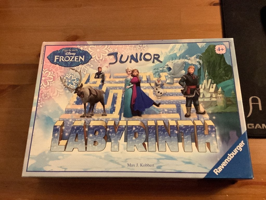 Labyrinth junior Frozen. Bordspel van Ravensburger, Een of twee spelers, Ophalen of Verzenden, Gebruikt, Ravensburger