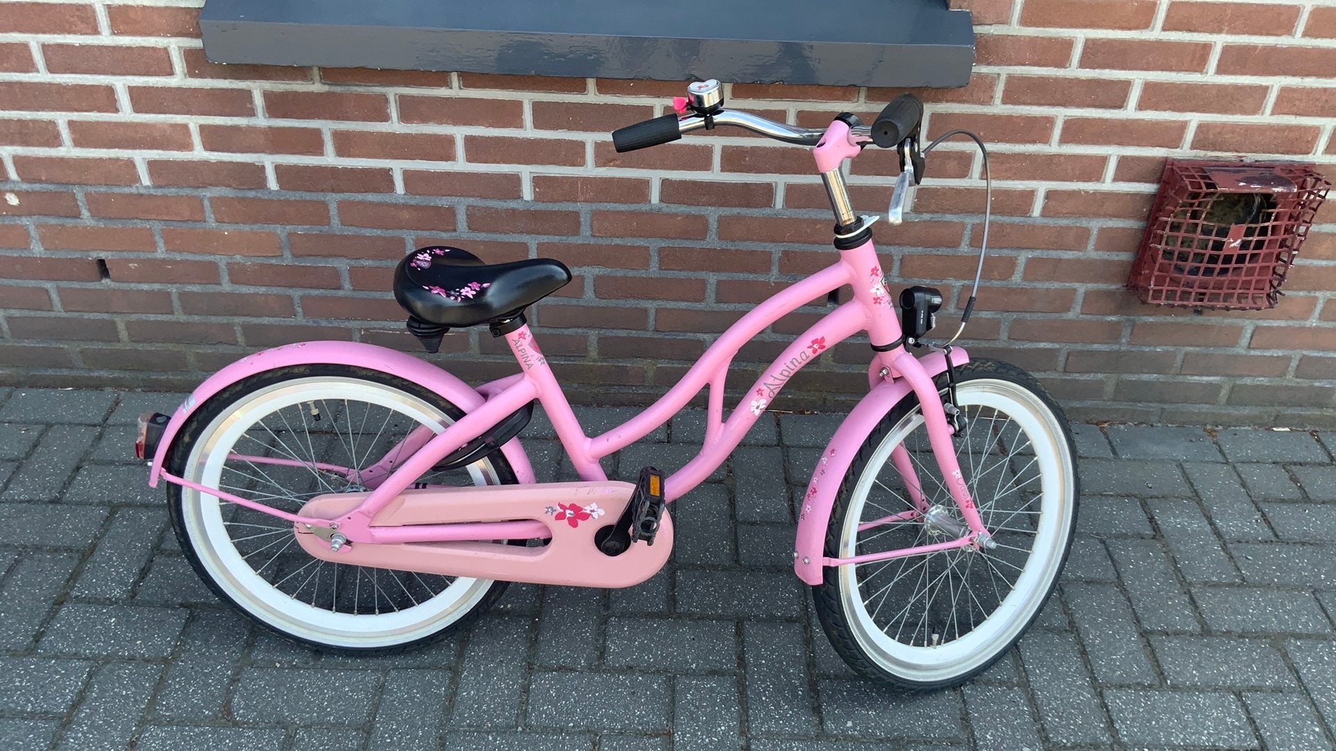 Alpina roze meisjesfiets 20 inch, Ophalen, Zo goed als nieuw, 20 inch