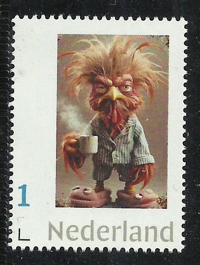 persoonlijke zegel koffie haan, Postzegels en Munten, Postzegels | Nederland, Ophalen of Verzenden, Na 1940, Postfris