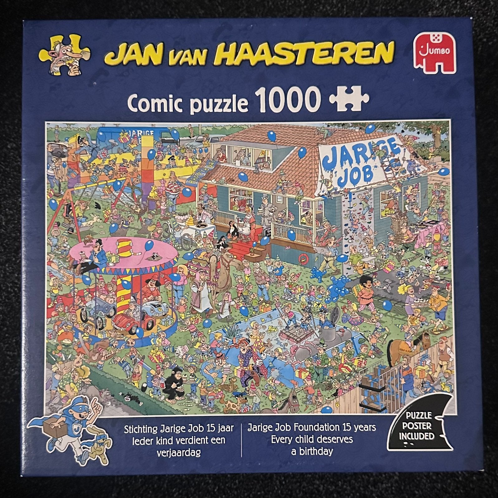 Jan van Haasteren puzzel STICHTING JARIGE JOB 15 JAAR