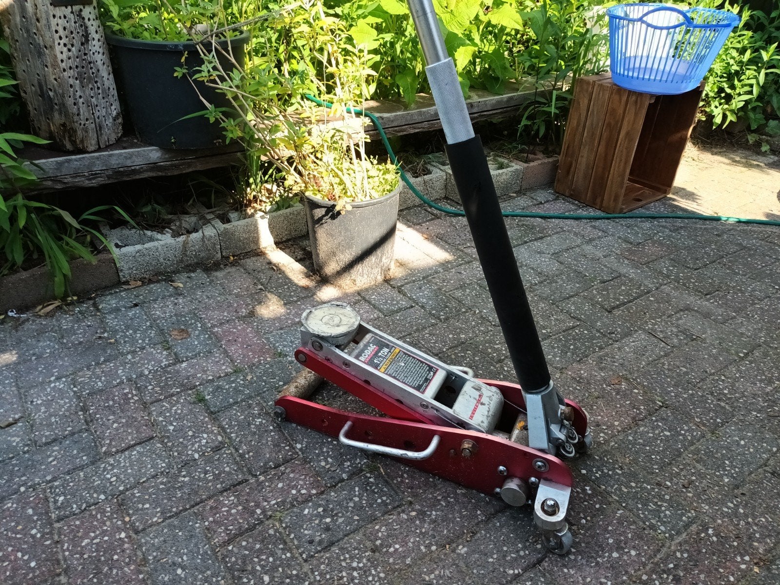Zware krik 1,5 ton, Ophalen of Verzenden, Hydraulisch, Garagekrik