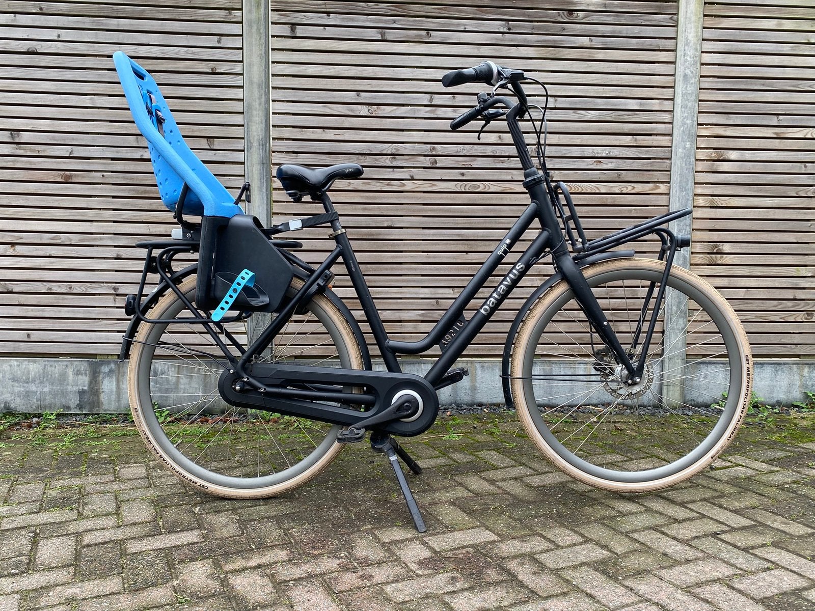 Batavus quip moederfiets, Ophalen, Batavus, Schijfrem, Dubbele standaard