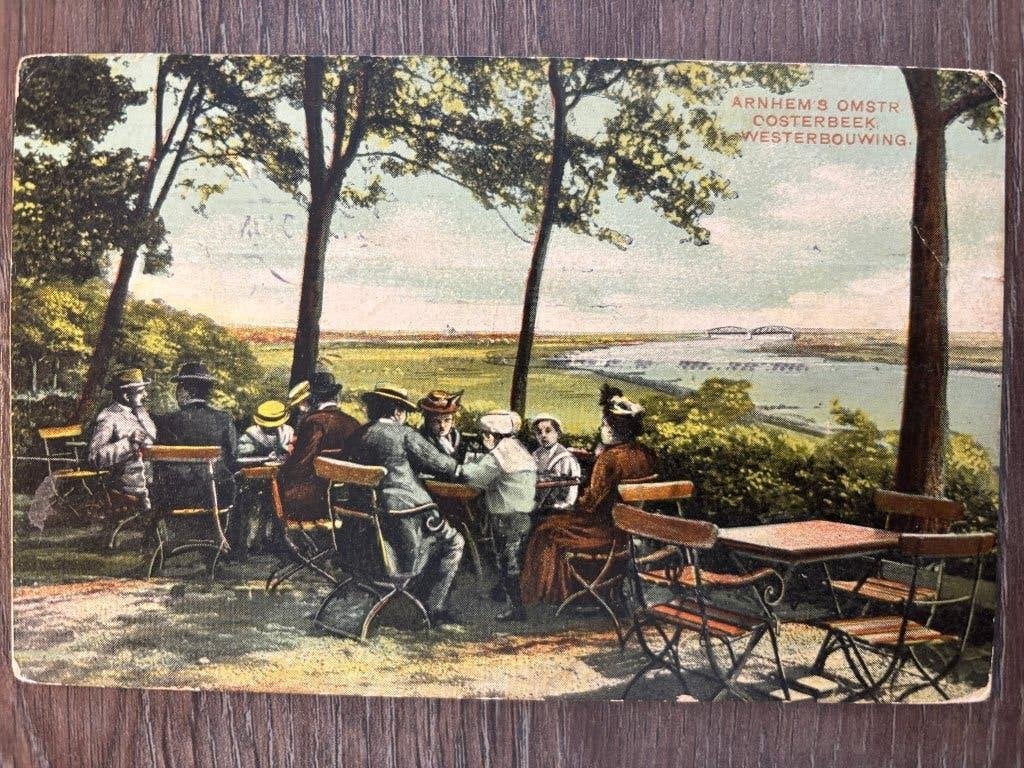 Ansichtkaart Arnhem/Oosterbeek - Westerbouwing, Verzamelen, Ansichtkaarten | Nederland, Ophalen of Verzenden, Voor 1920, Gelopen