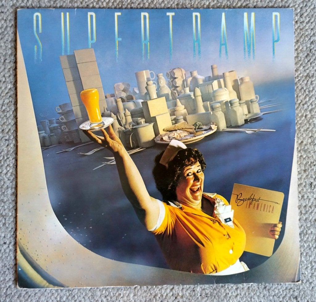 Supertramp – Breakfast in America 10 nrs LP 1979 ZGAN, Cd's en Dvd's, Vinyl | Rock, Inclusief binnenhoes, Ophalen of Verzenden