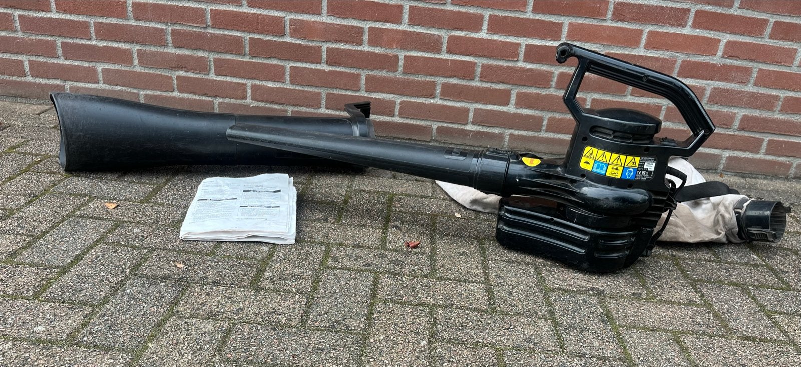 Toro bladblazer/bladzuiger 51566 - Elektrisch, Ophalen, Gebruikt, Handgedragen, Met opvangzak