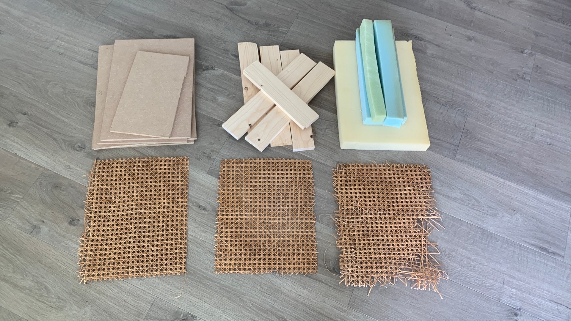 hout, schuim en rotan, Ophalen of Verzenden, Zo goed als nieuw, Plank, 50 mm of meer