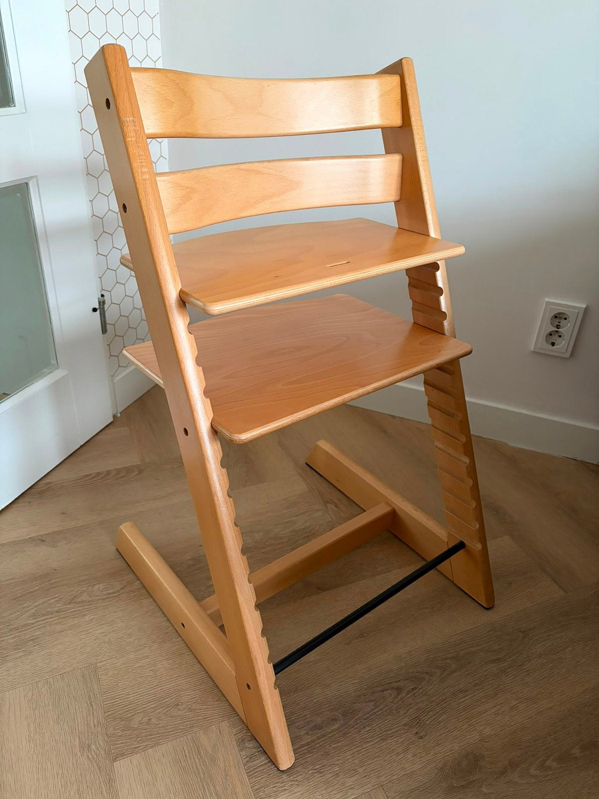 IZGS Stokke Tripp Trapp Naturel beuken Nieuw model natural, Ophalen, Meegroeistoel
