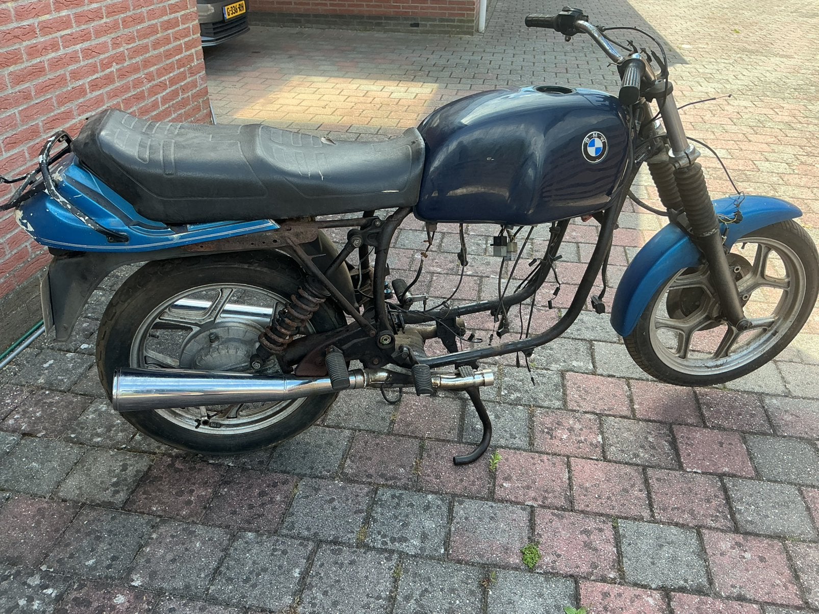 BMW R65 mono en twin schock rijwielgedeelte, Motoren, Onderdelen | BMW, Ophalen, Gebruikt