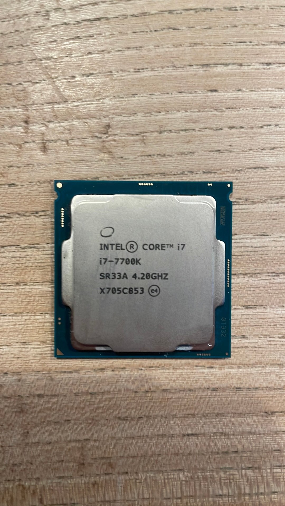 Intel i7-7700k processor, Computers en Software, Processors, Ophalen of Verzenden, Zo goed als nieuw, 4 Ghz of meer