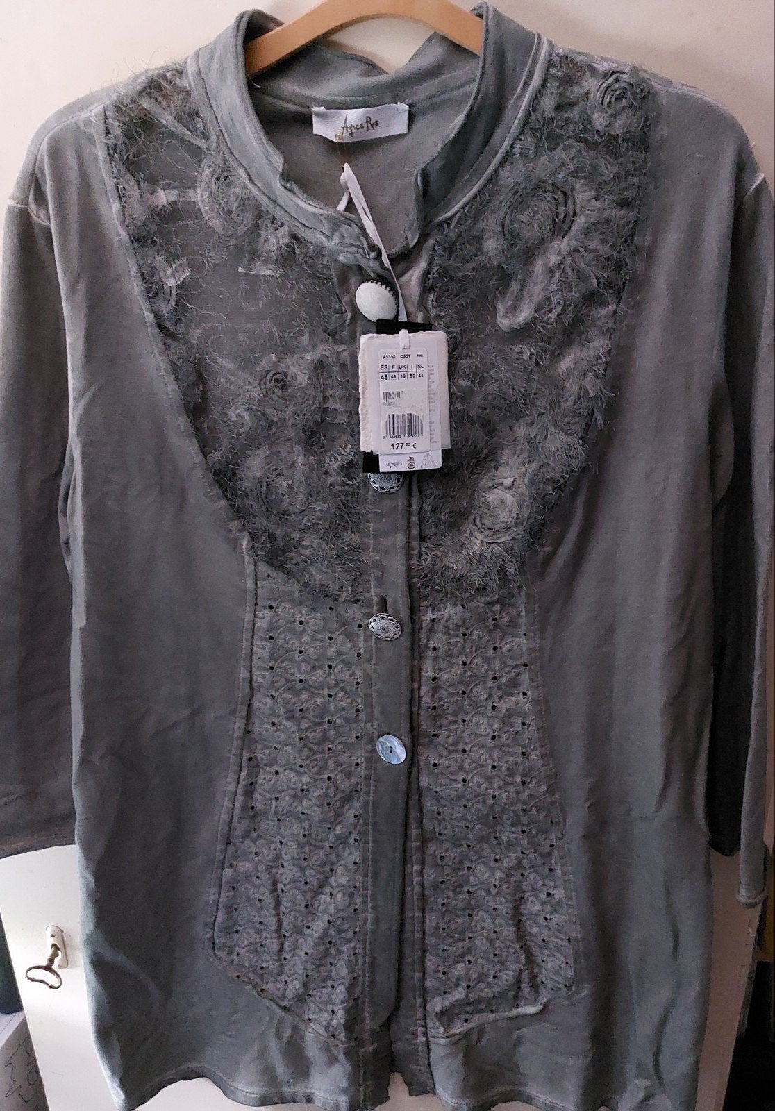 Agnes Ros Tuniek/Jasje met Kant - Maat 44 Nieuw, Agnes Ros, Ophalen of Verzenden, Nieuw, Maat 42/44 (L)