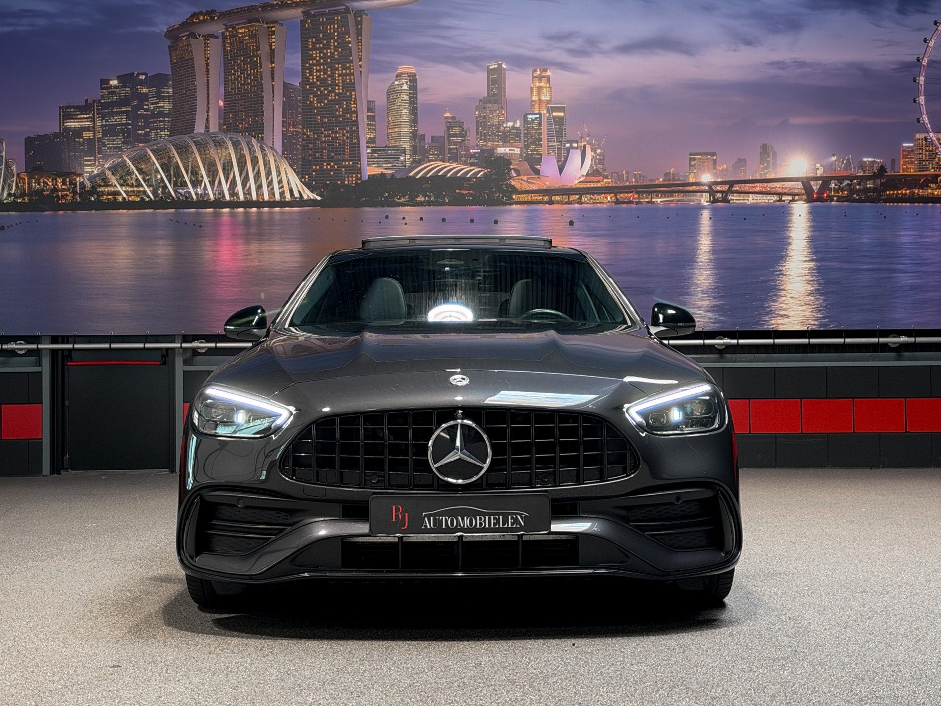Mercedes-Benz C-Klasse C300 e C43 AMG Pack |Memory|HeadUp|Sf, Auto's, Automaat, Achterwielaandrijving, 4 cilinders, Verwarmde buitenspiegels