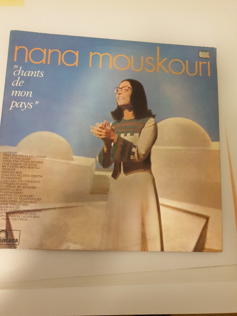 Nana Mouskouri Dubbel LP - Chants de mon pays, Ophalen of Verzenden, Zo goed als nieuw, 12 inch