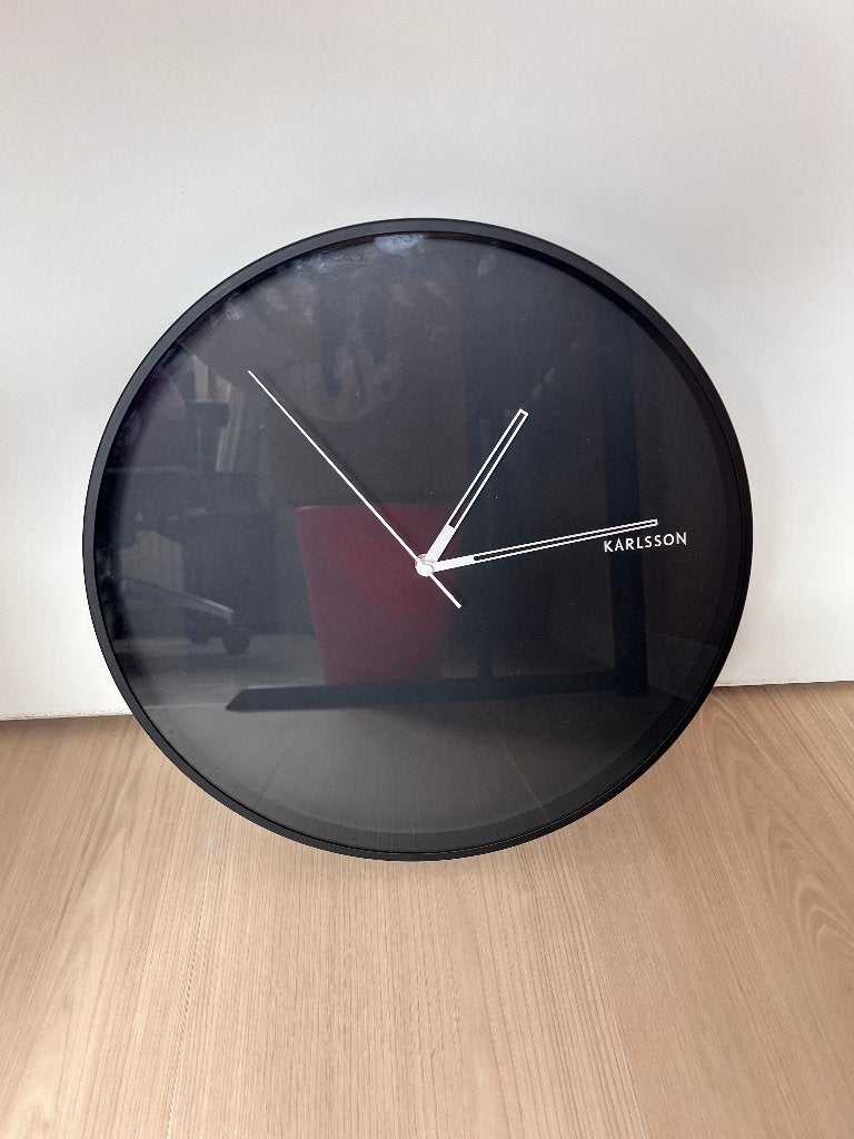 Karlsson Design wand klok, Ophalen, Wandklok, Analoog, Zo goed als nieuw