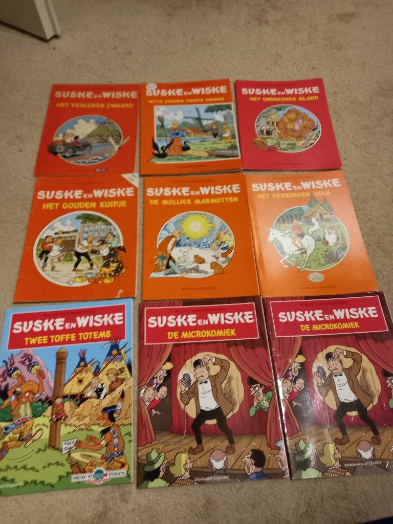 Suske en Wiske diverse reclame edities 2, Gelezen, Willy Vandersteen, Ophalen of Verzenden, Meerdere stripboeken