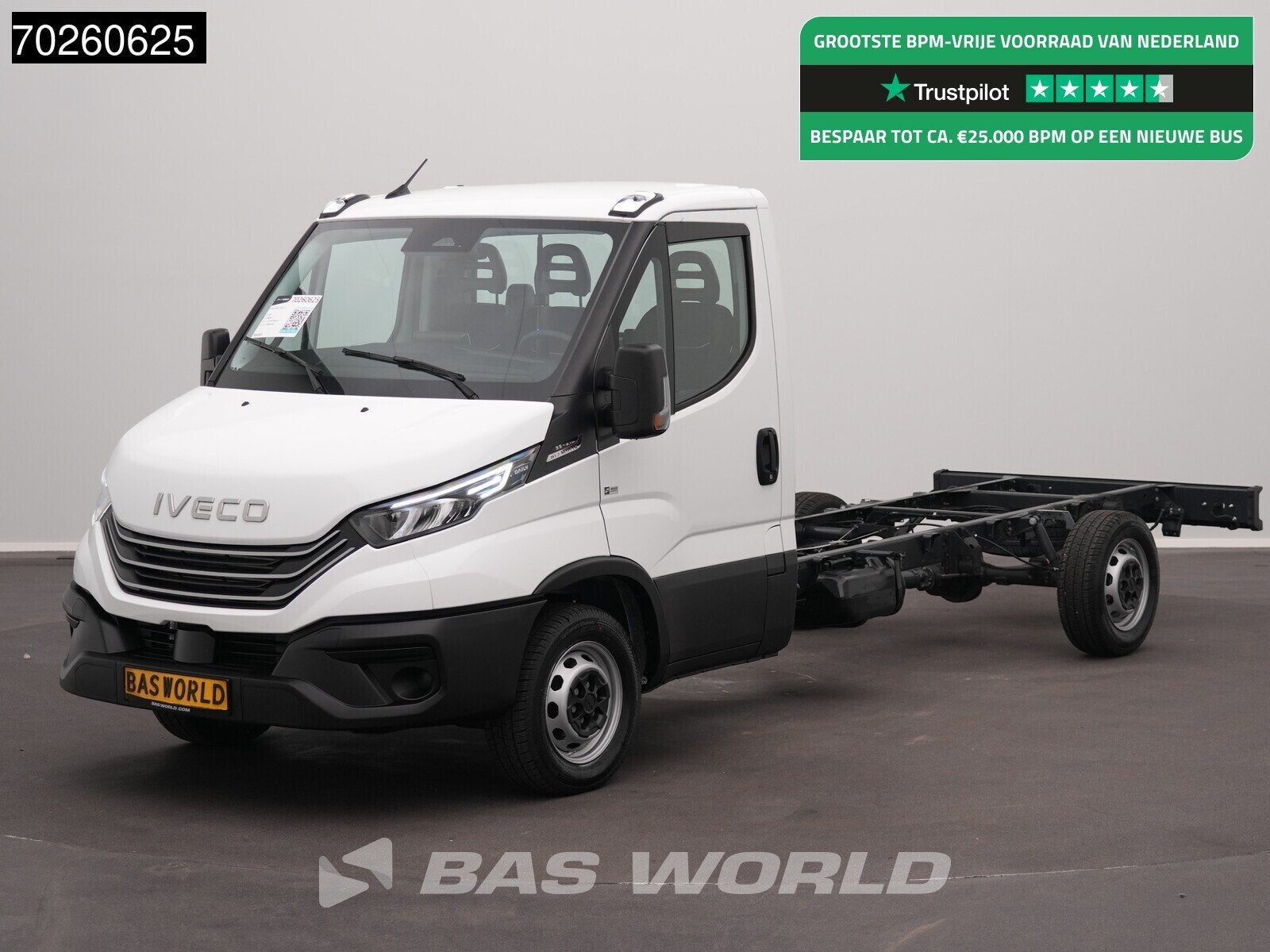 Iveco Daily 35S21 BPM VRIJ! 3.0L Automaat BPM VRIJ Chassis C, Automaat, Stof, Euro 6, 4 cilinders