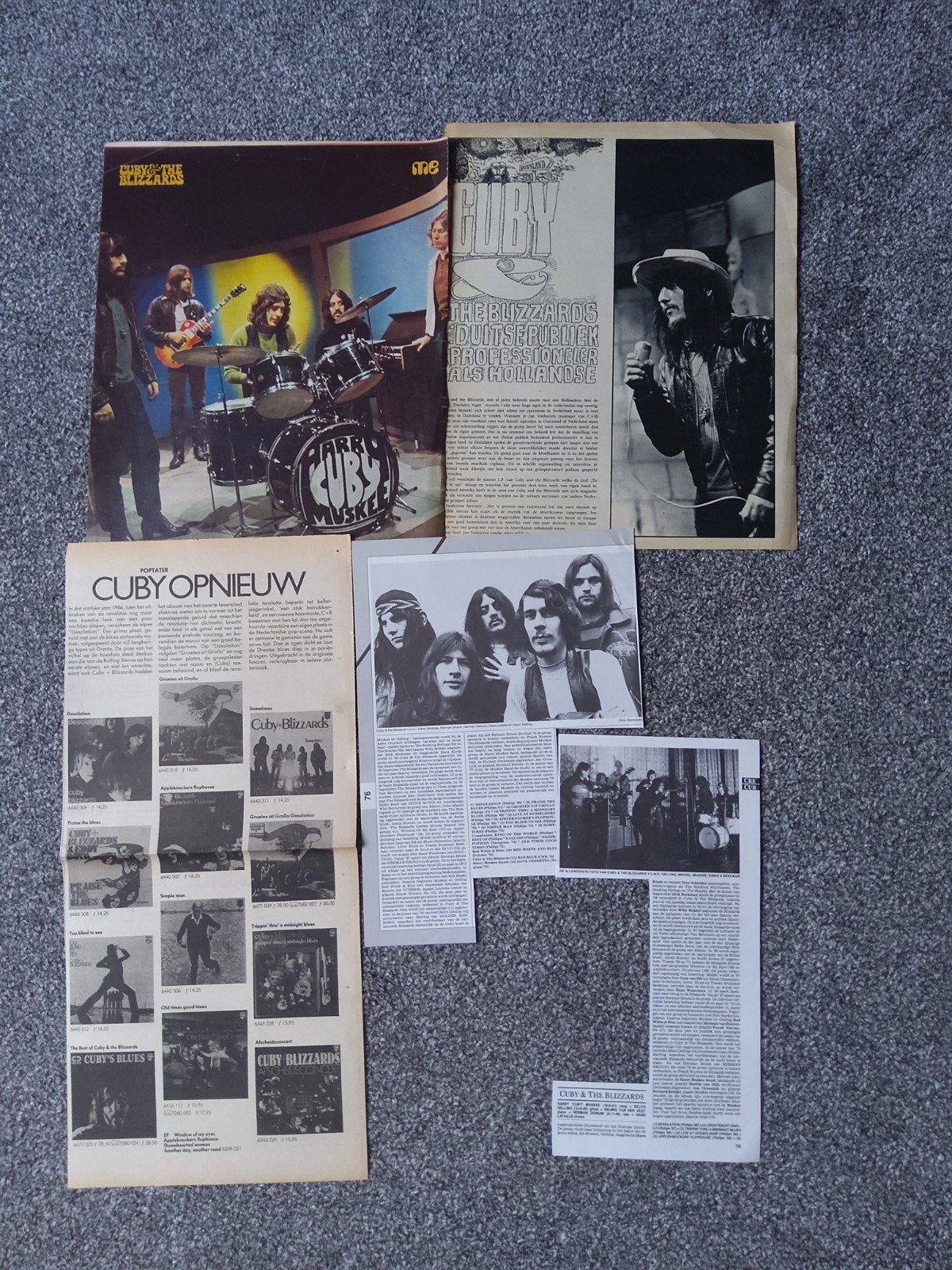 Cuby and the Blizzards:  Grolloo, Ophalen of Verzenden, Gebruikt, Boek, Tijdschrift of Artikel