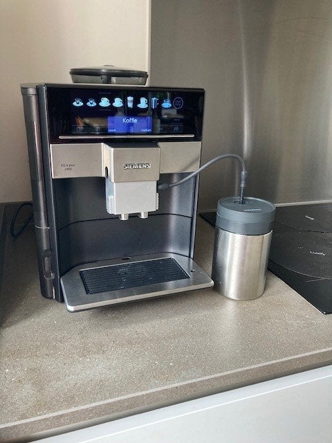 Volautomatische Koffiemachine Siemens EQ 6 Plus S800, Ophalen, Afneembaar waterreservoir, Koffiemachine, Zo goed als nieuw