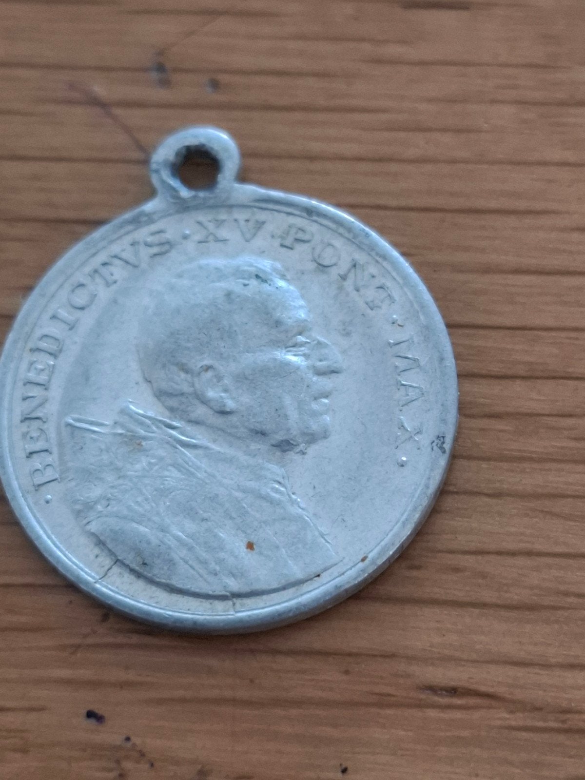 Vaticaan Medaille Paus Benedictus XV, Ophalen of Verzenden, Gebruikt