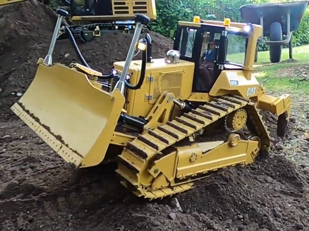 Hydraulische Caterpillar D6N Lesu RC 1/14 Kit, Ophalen of Verzenden, Nieuw, Schaal 1:14, Auto offroad
