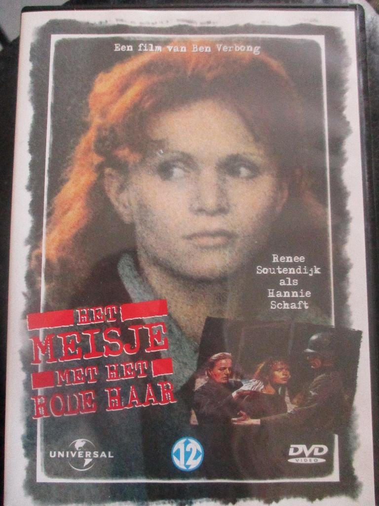 Het Meisje met  het Rode Haar dvd Renee Soutendijk  WW II, Cd's en Dvd's, Drama, Ophalen of Verzenden, Zo goed als nieuw, Film